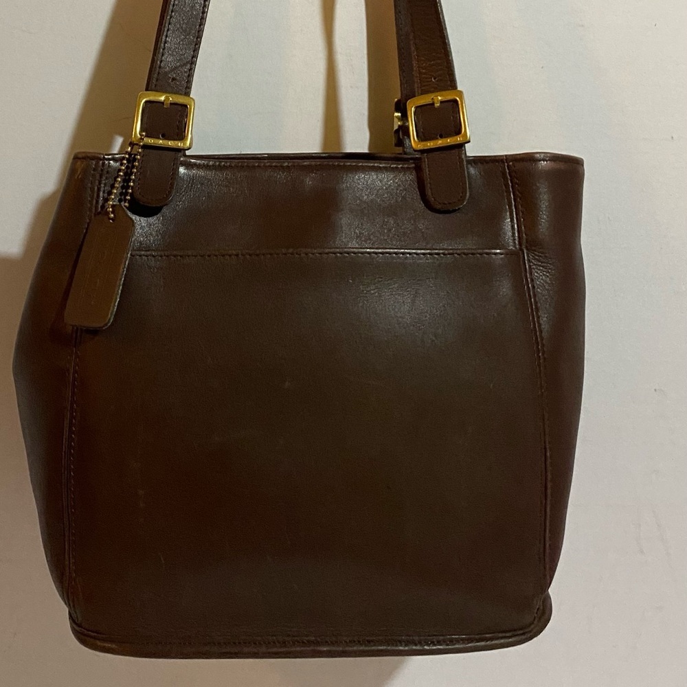 Coach brown  vintage leather satchel handbag